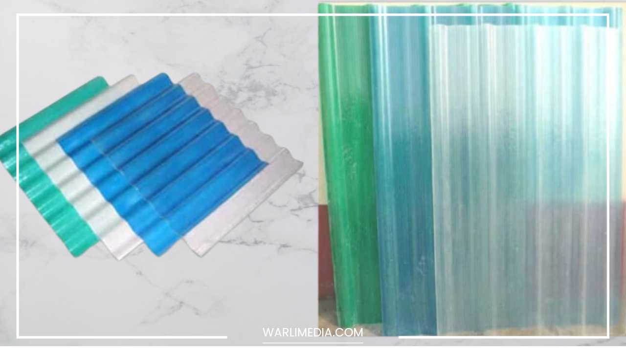 Frp Transparent Plastic Corrugated Roofing Sheet, Frp Plastic