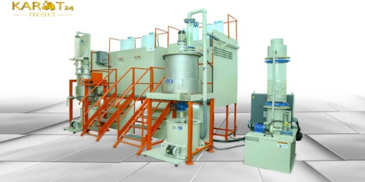 Semi Automatic Gold Refining Plant