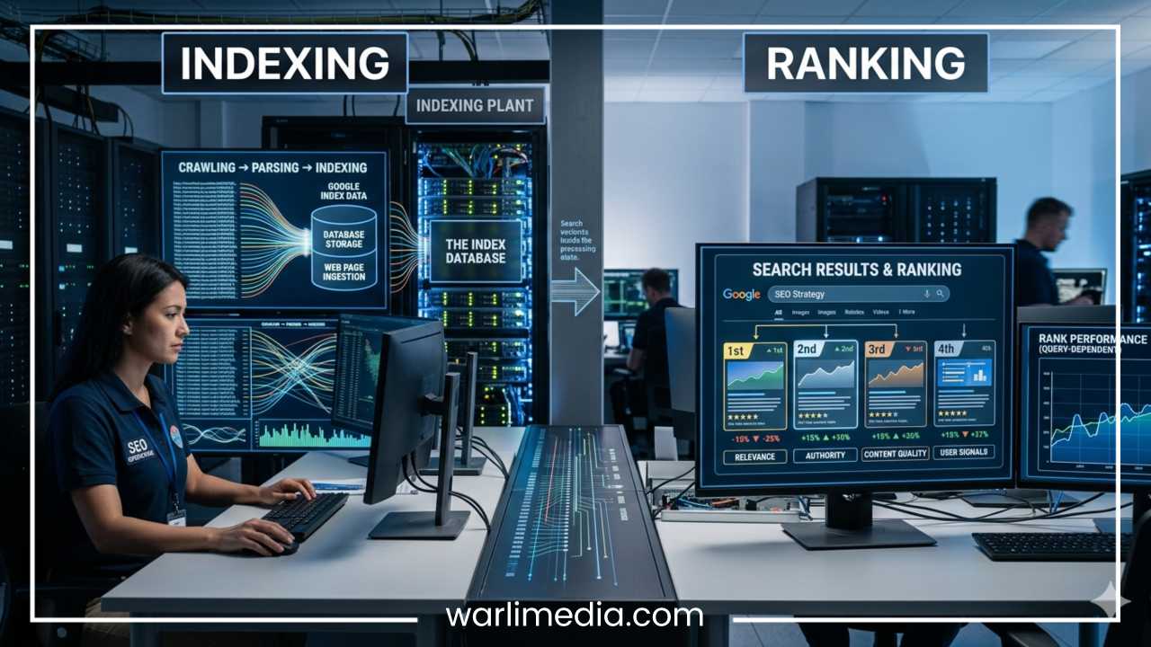 The Difference Between Ranking and Indexing